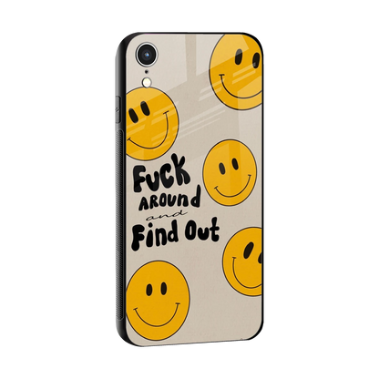 Find Out sleek iphone xr cover with tempered glass back and TPU edges