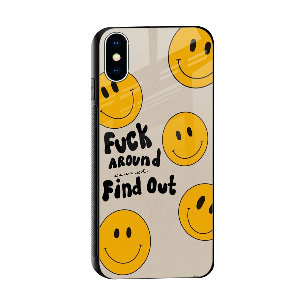 Find Out sleek iphone xs cover with tempered glass back and TPU edges