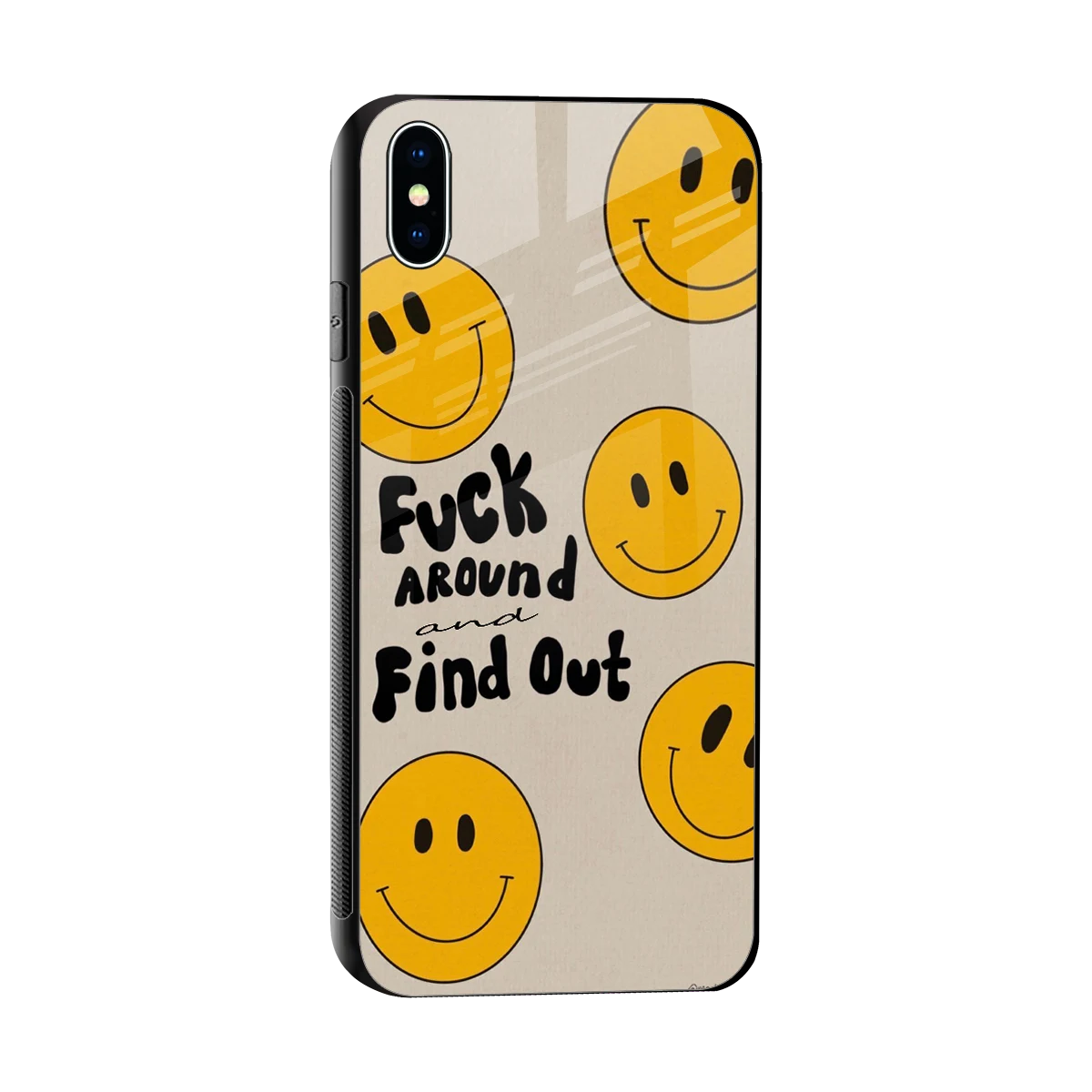 Find Out sleek iphone xs max cover with tempered glass back and TPU edges