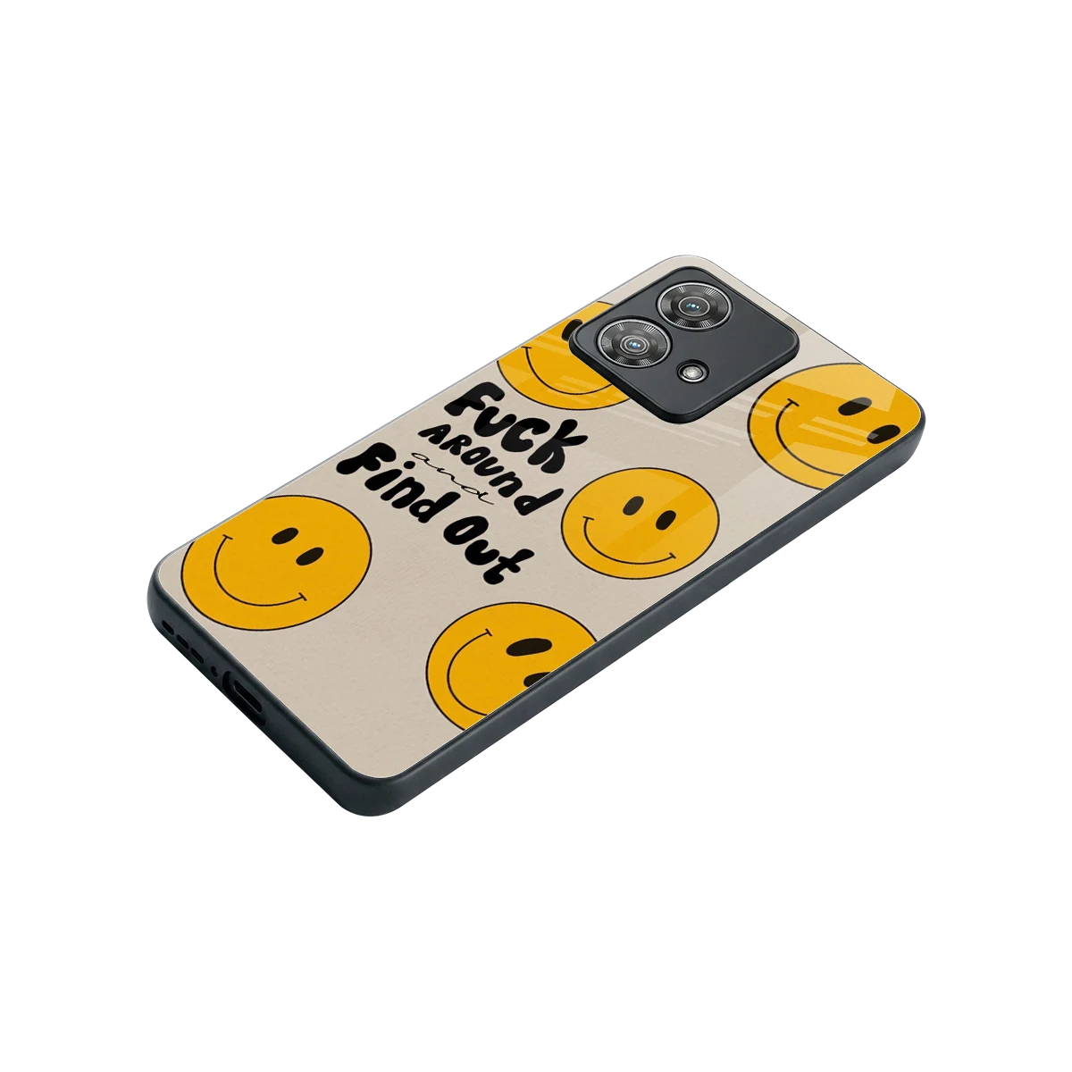 Find Out stylish phone case for motorola edge 40 neo 5g | glossy glass and slim fit