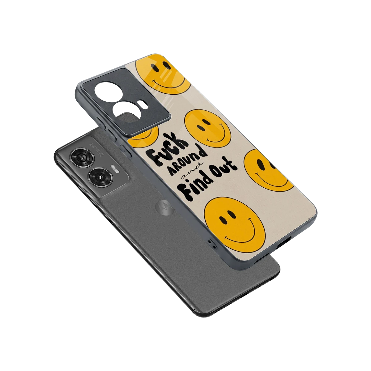 Find Out sleek motorola edge 50 fusion cover with tempered glass back and TPU edges