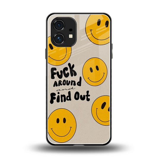 Find Out back phone cover | glass case for nothing phone 1