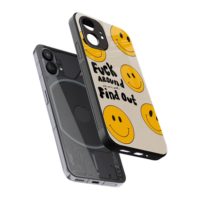 Find Out sleek nothing phone 1 cover with tempered glass back and TPU edges