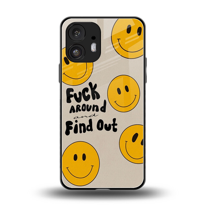 Find Out back phone cover | glass case for nothing phone 2