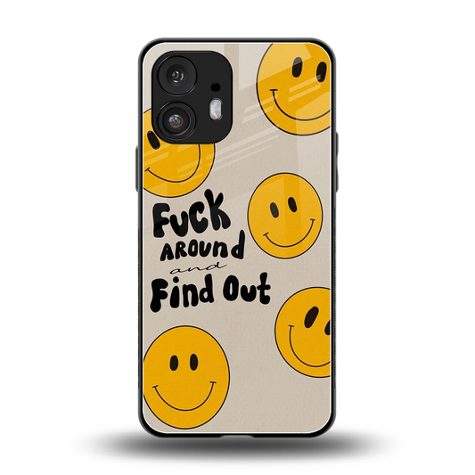 Find Out back phone cover | glass case for nothing phone 2