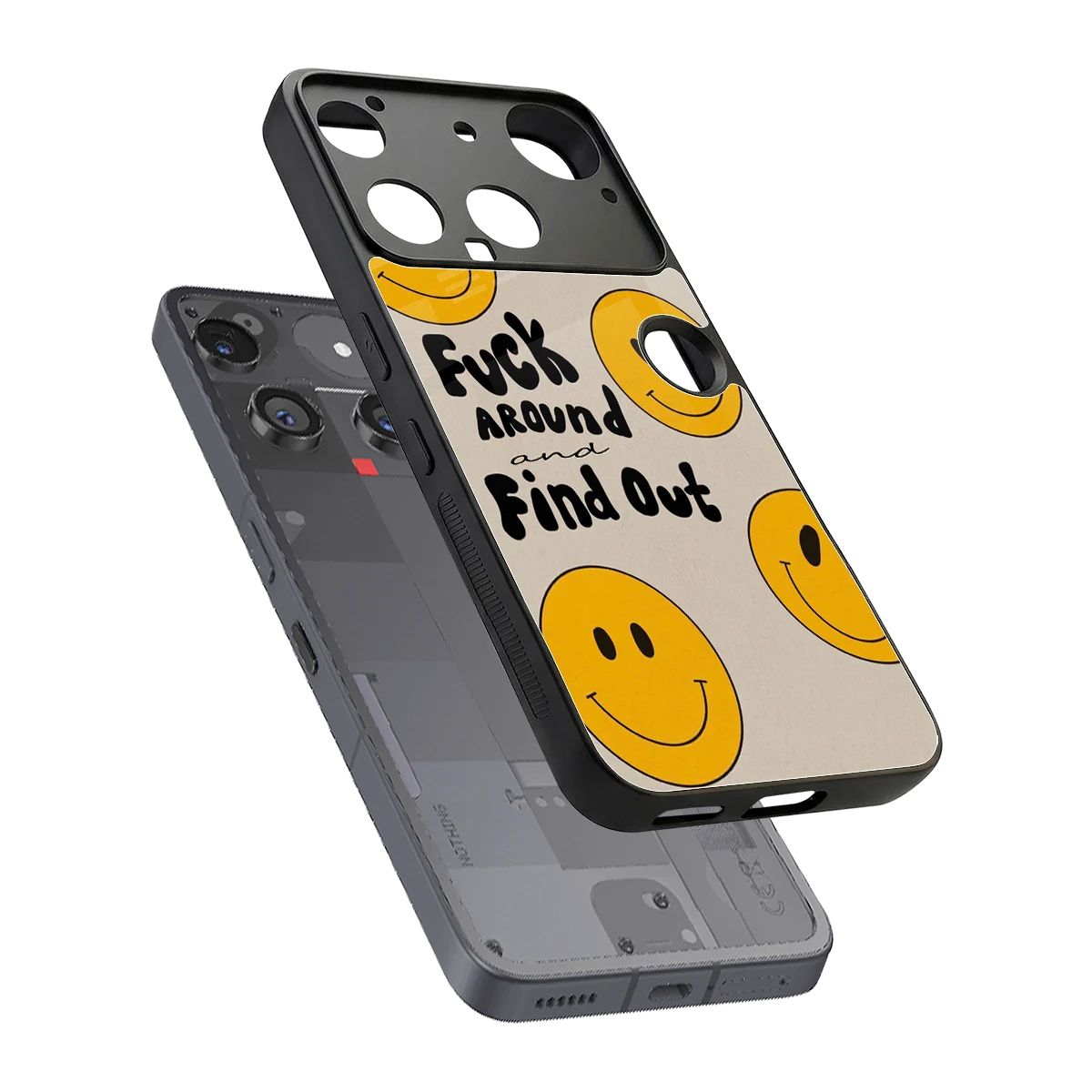 Find Out sleek nothing phone 3 cover with tempered glass back and TPU edges