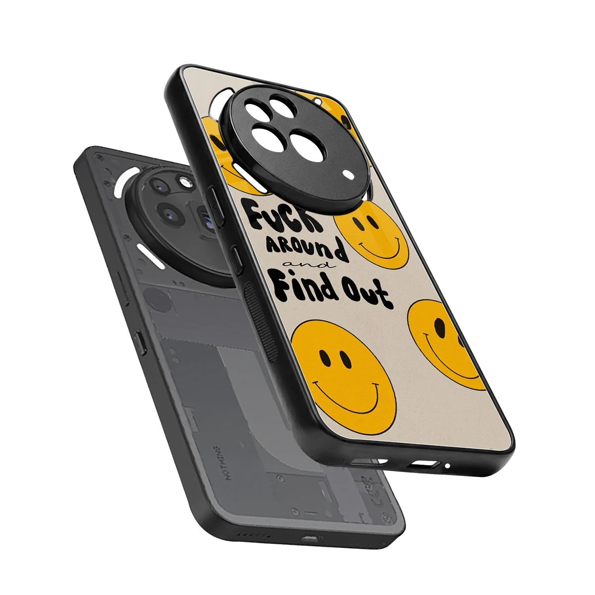 Find Out sleek nothing phone 3a pro cover with tempered glass back and TPU edges