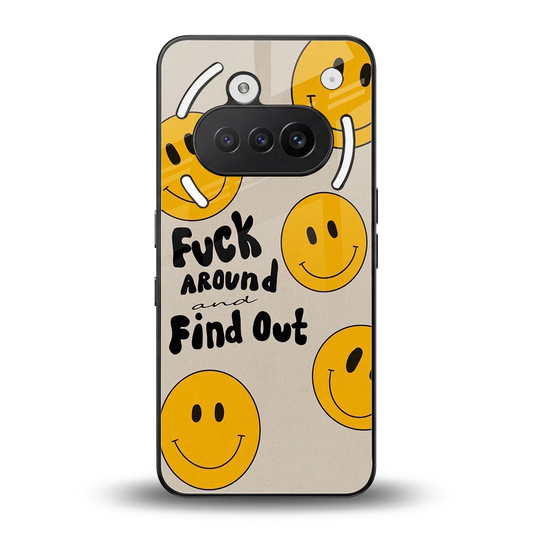 Find Out back phone cover | glass case for nothing phone 3a