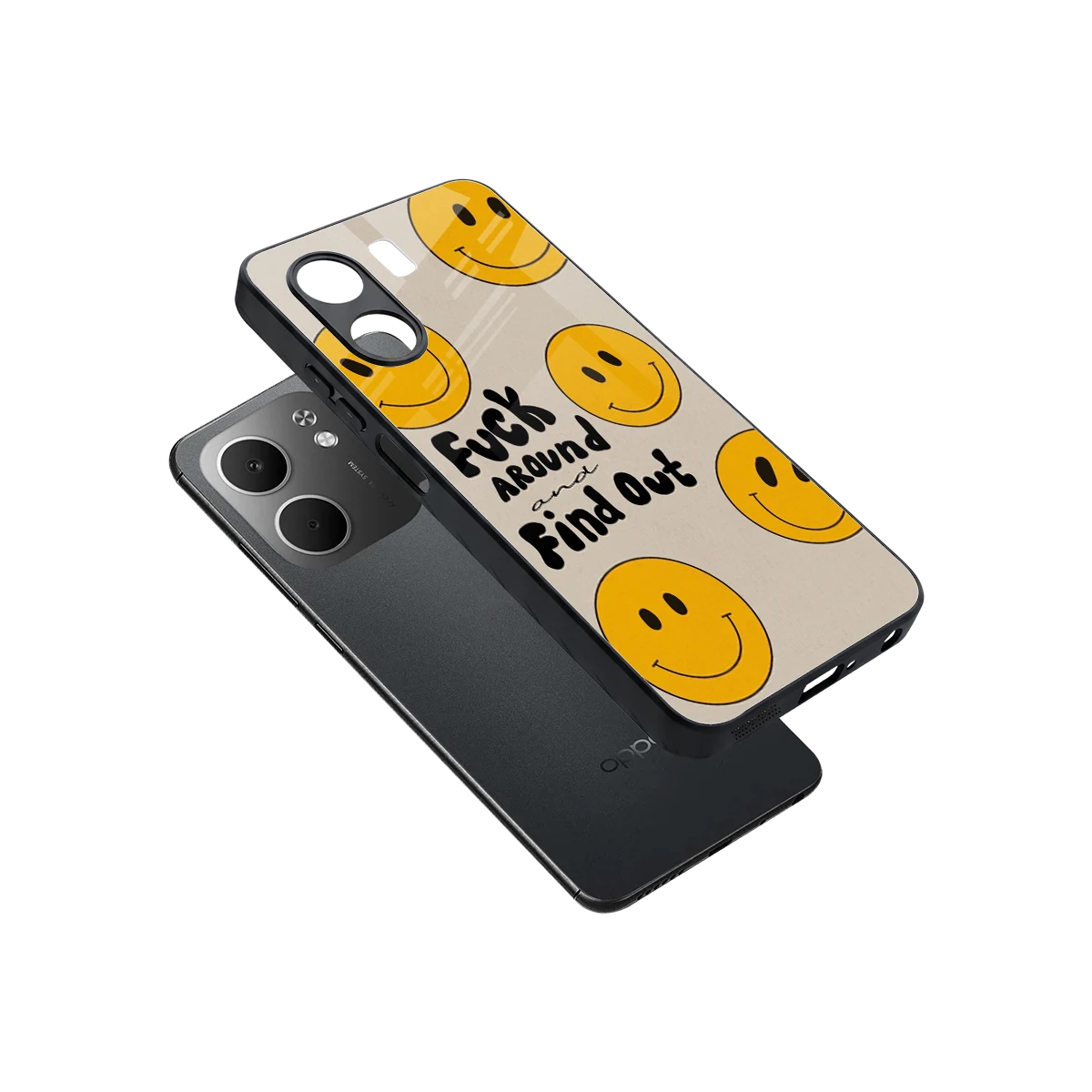 Find Out sleek oppo a5x 5g cover with tempered glass back and TPU edges