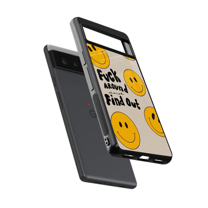 Find Out sleek google pixel 6a cover with tempered glass back and TPU edges