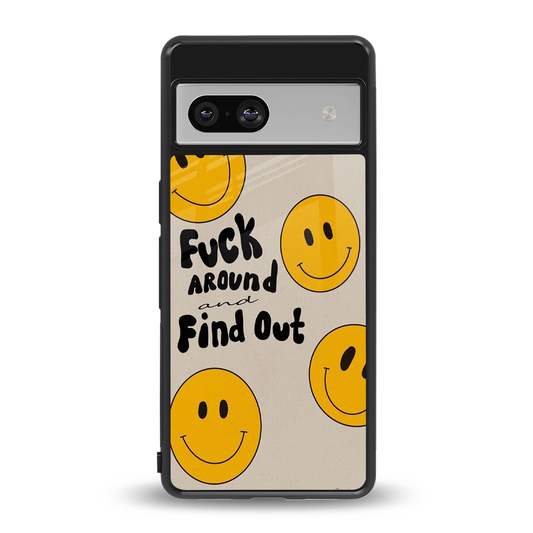Find Out back phone cover | glass case for google pixel 7a