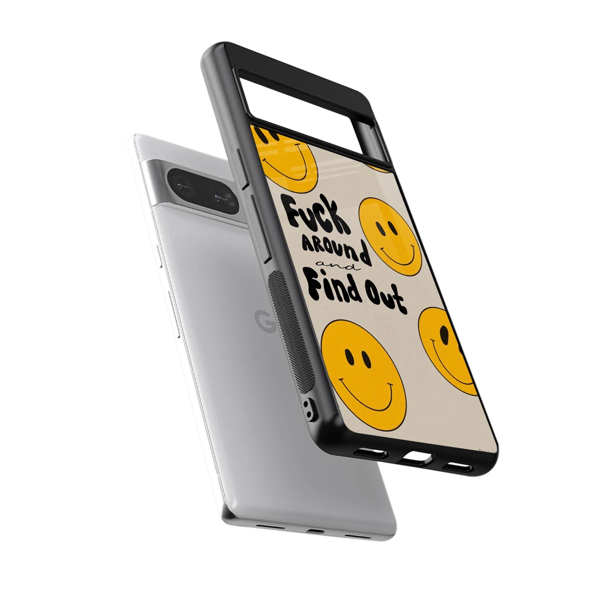 Find Out sleek google pixel 8 cover with tempered glass back and TPU edges