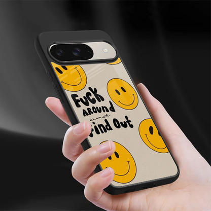 Find Out sleek google pixel 9 cover with tempered glass back and TPU edges