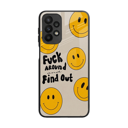 Find Out back phone cover | glass case for samsung galaxy a23