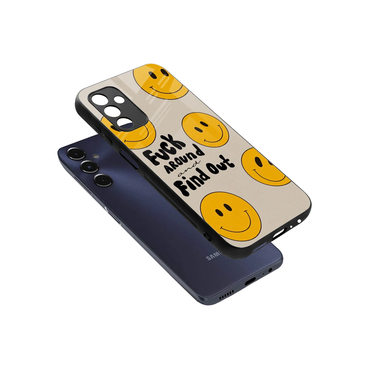 Find Out sleek samsung galaxy m14 5g cover with tempered glass back and TPU edges