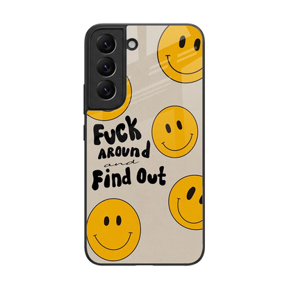 Find Out back phone cover | glass case for samsung galaxy s22