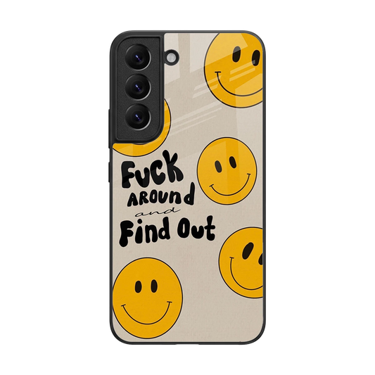 Find Out back phone cover | glass case for samsung galaxy s22