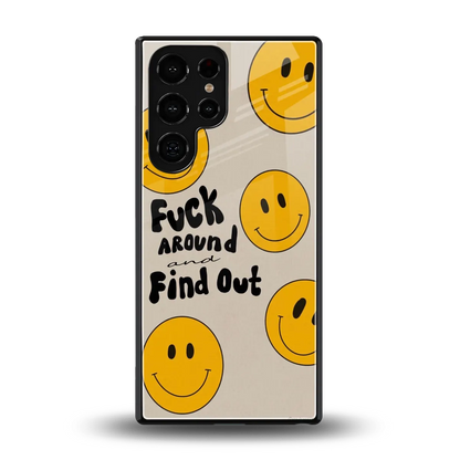 Find Out back phone cover | glass case for samsung galaxy s25 ultra