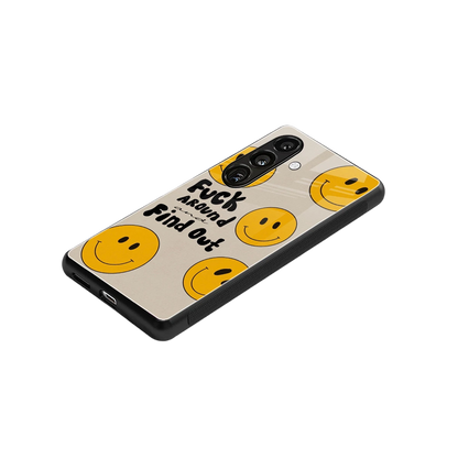 Find Out stylish phone case for samsung galaxy s24 | glossy glass and slim fit