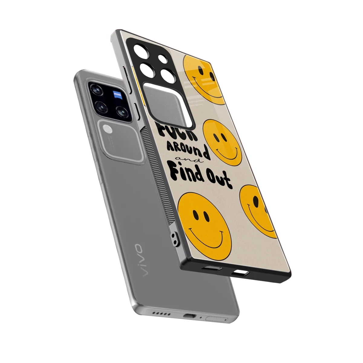 Find Out sleekvivo v30 pro cover with tempered glass back and TPU edges