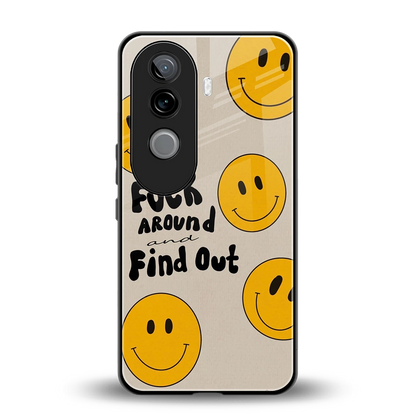 Find Out back phone cover | glass case for vivo v40e