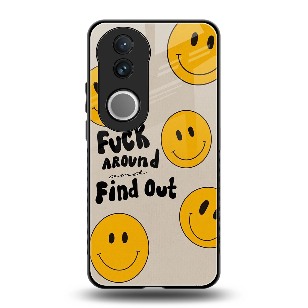 Find Out back phone cover | glass case for vivo v50