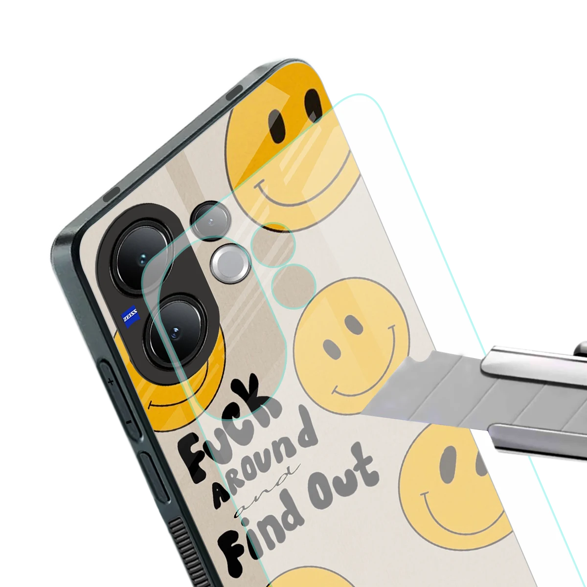 Find Out stylish phone case for vivo v60 | glossy glass and slim fit
