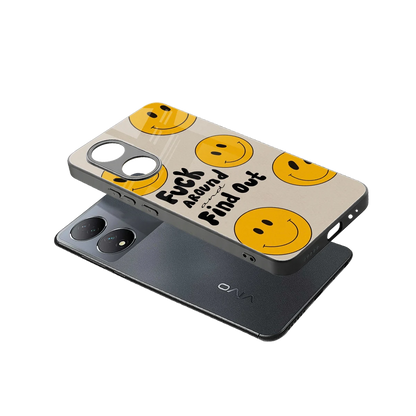 Find Out sleek Vivo-y100 cover with tempered glass back and TPU edges