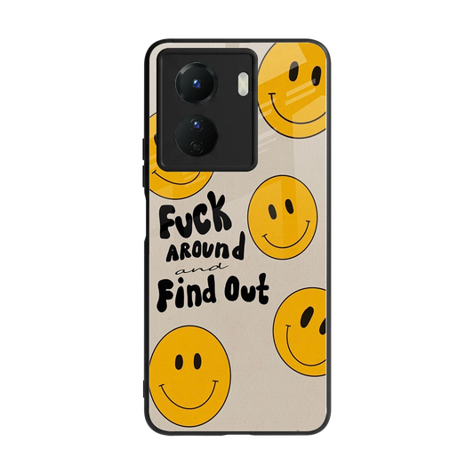 Find Out back phone cover | glass case for vivo y16