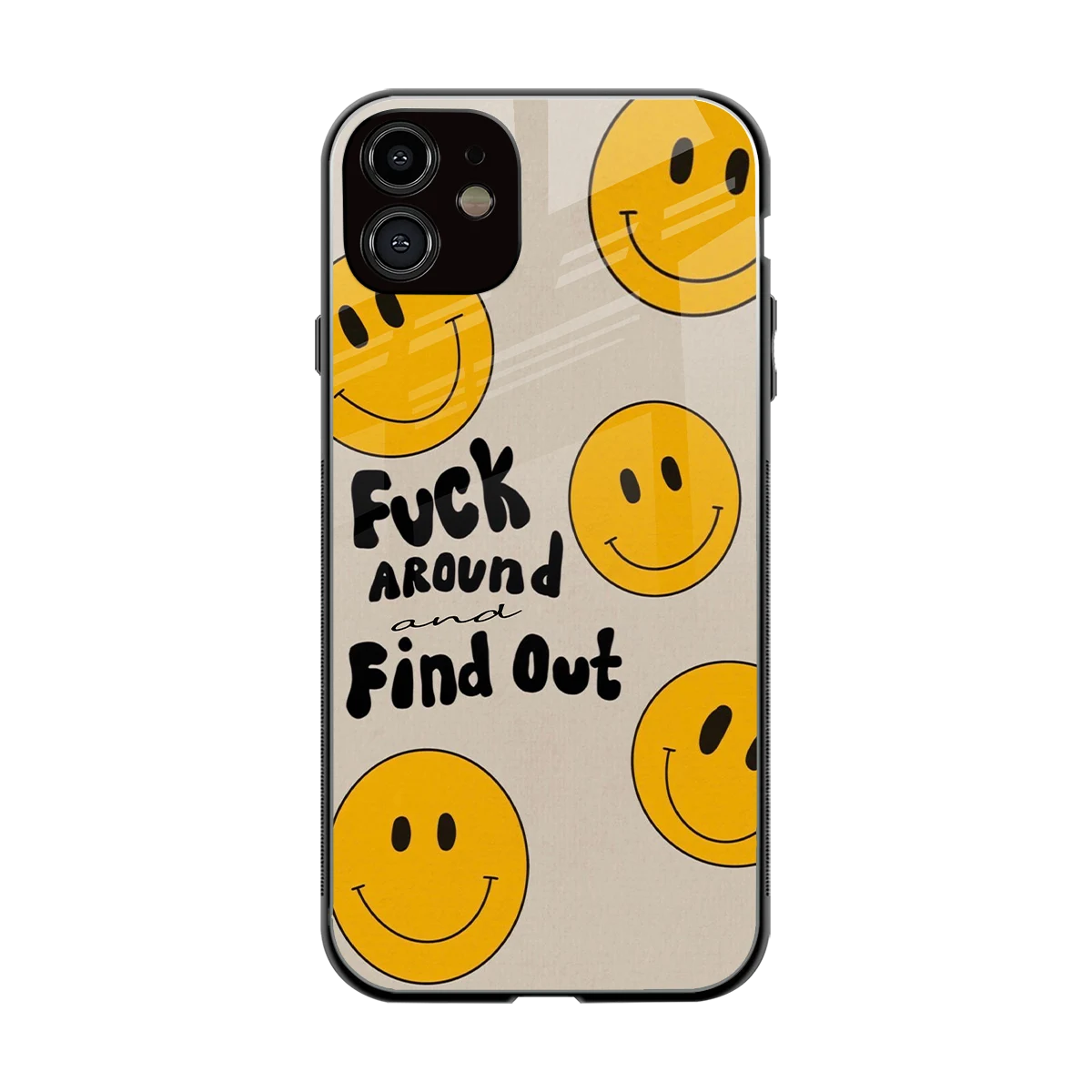 Find Out back phone cover | glass case for iphone 12