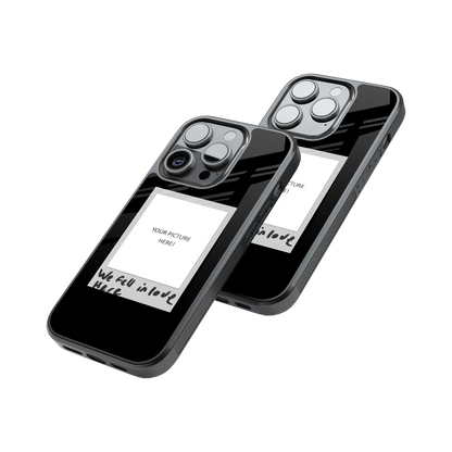 Polaroid Personalised Glass Phone Case