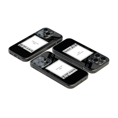 Polaroid Personalised Glass Phone Case