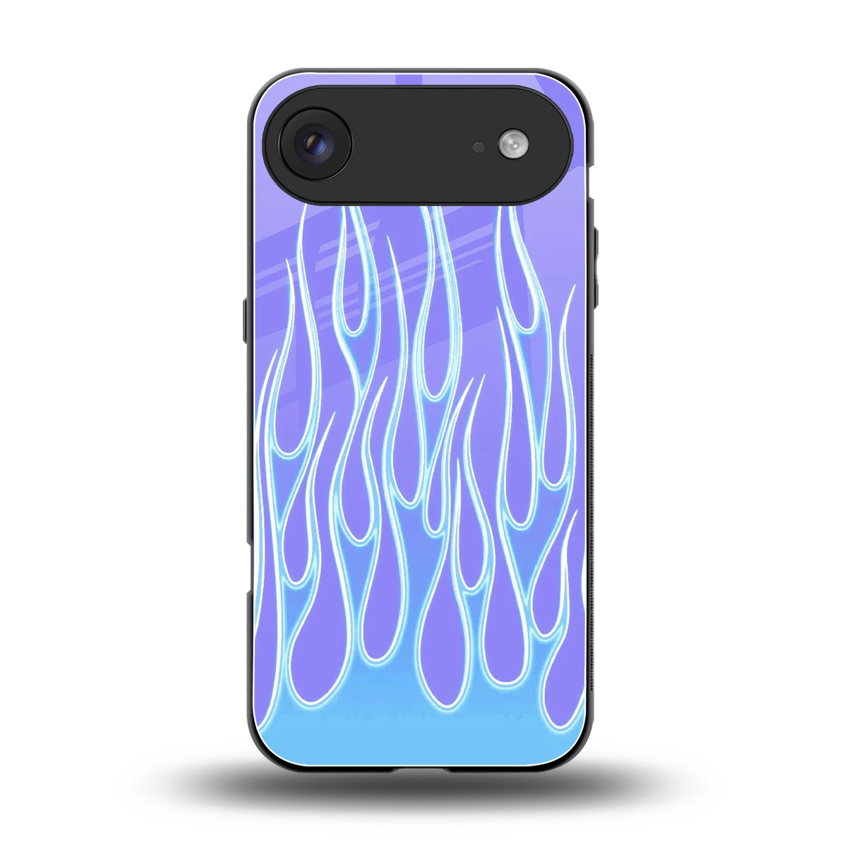 Flames Blue back phone cover | glass case for iphone air