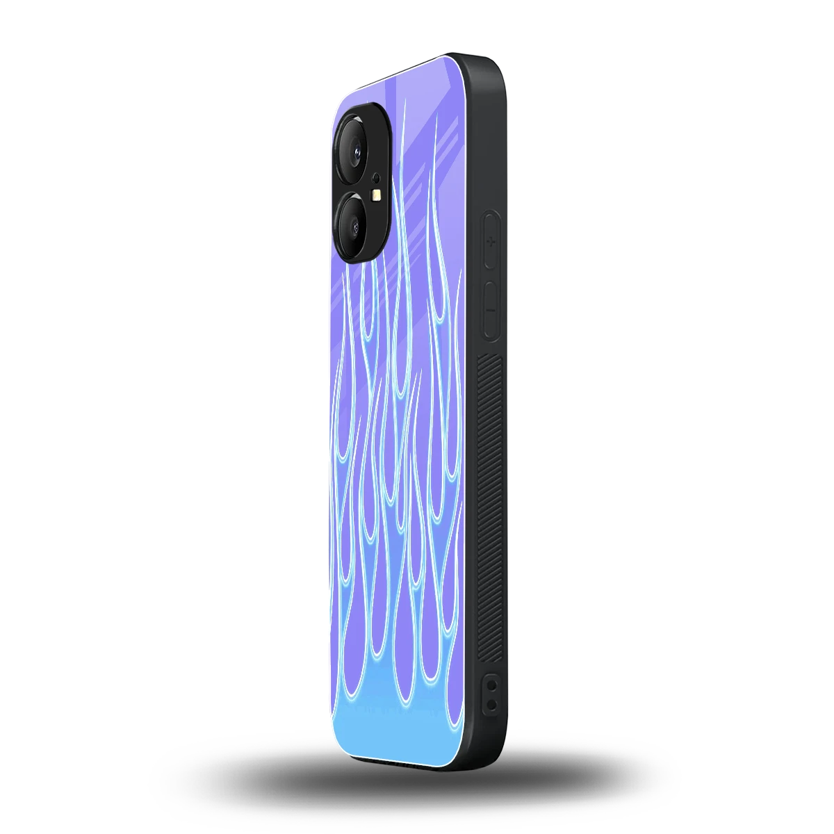 Flames Blue nothing phone 1 mobile cover | shockproof glass phone case
