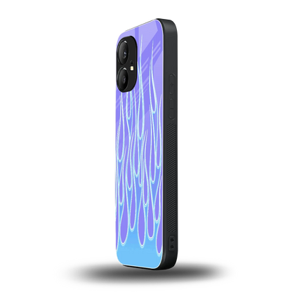 Flames Blue nothing phone 1 mobile cover | shockproof glass phone case