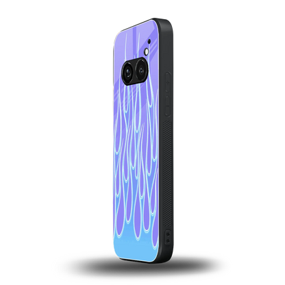 Flames Blue nothing phone 2a mobile cover | shockproof glass phone case