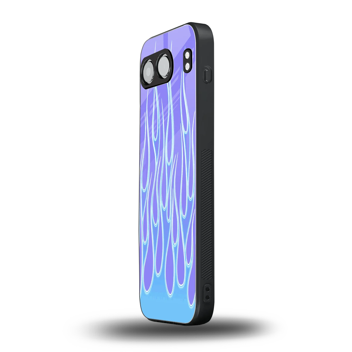 Flames Blue oneplus nord 4 mobile cover | shockproof glass phone case