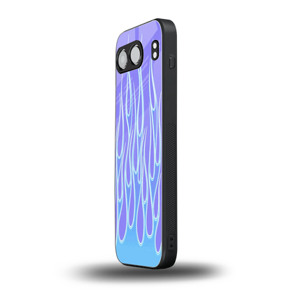 Flames Blue oneplus nord 4 mobile cover | shockproof glass phone case