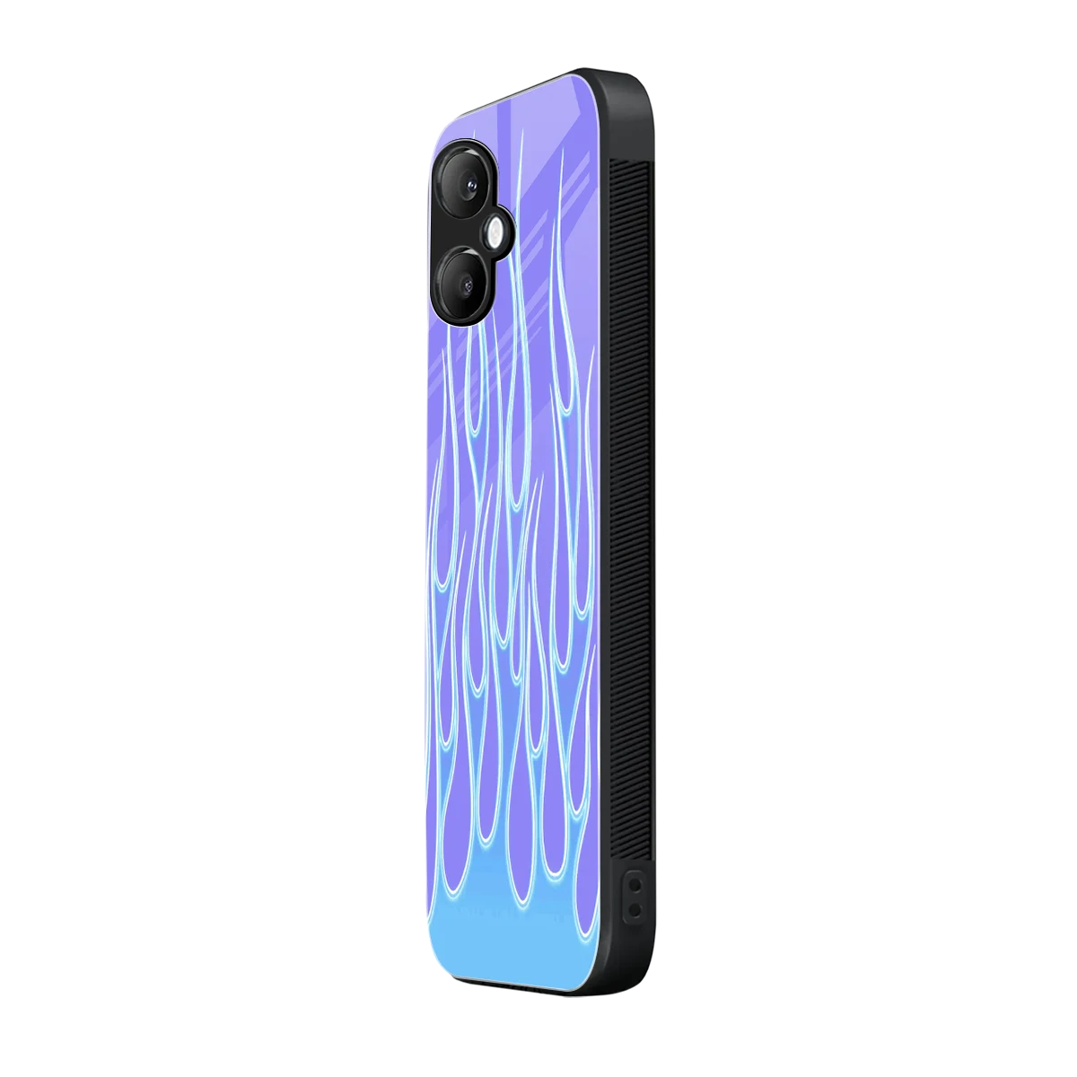 Flames Blue samsung galaxy a06 5g mobile cover | shockproof glass phone case
