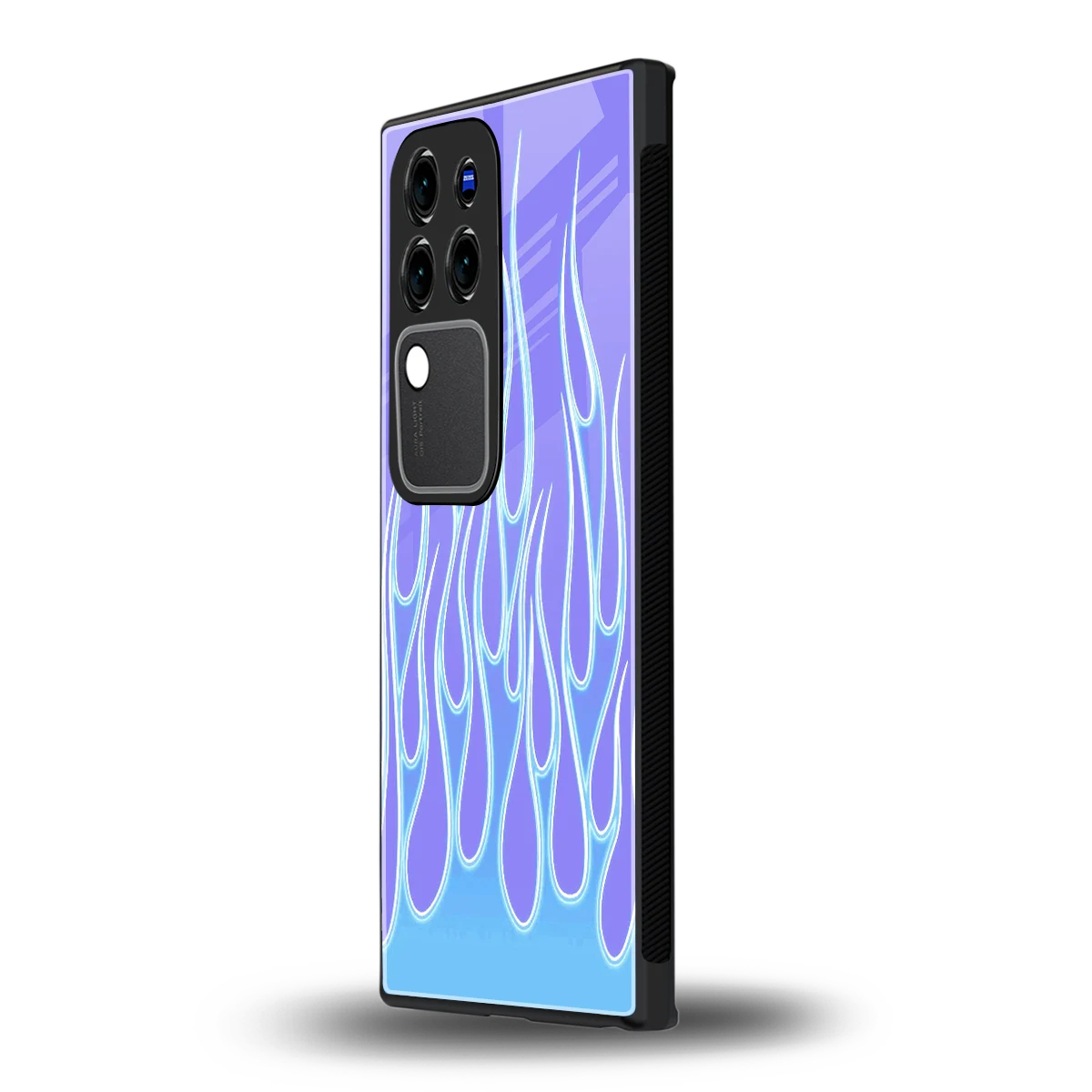 Flames Bluevivo v30 pro mobile cover | shockproof glass phone case