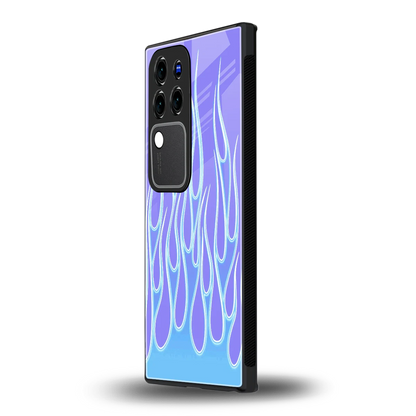 Flames Bluevivo v30 pro mobile cover | shockproof glass phone case