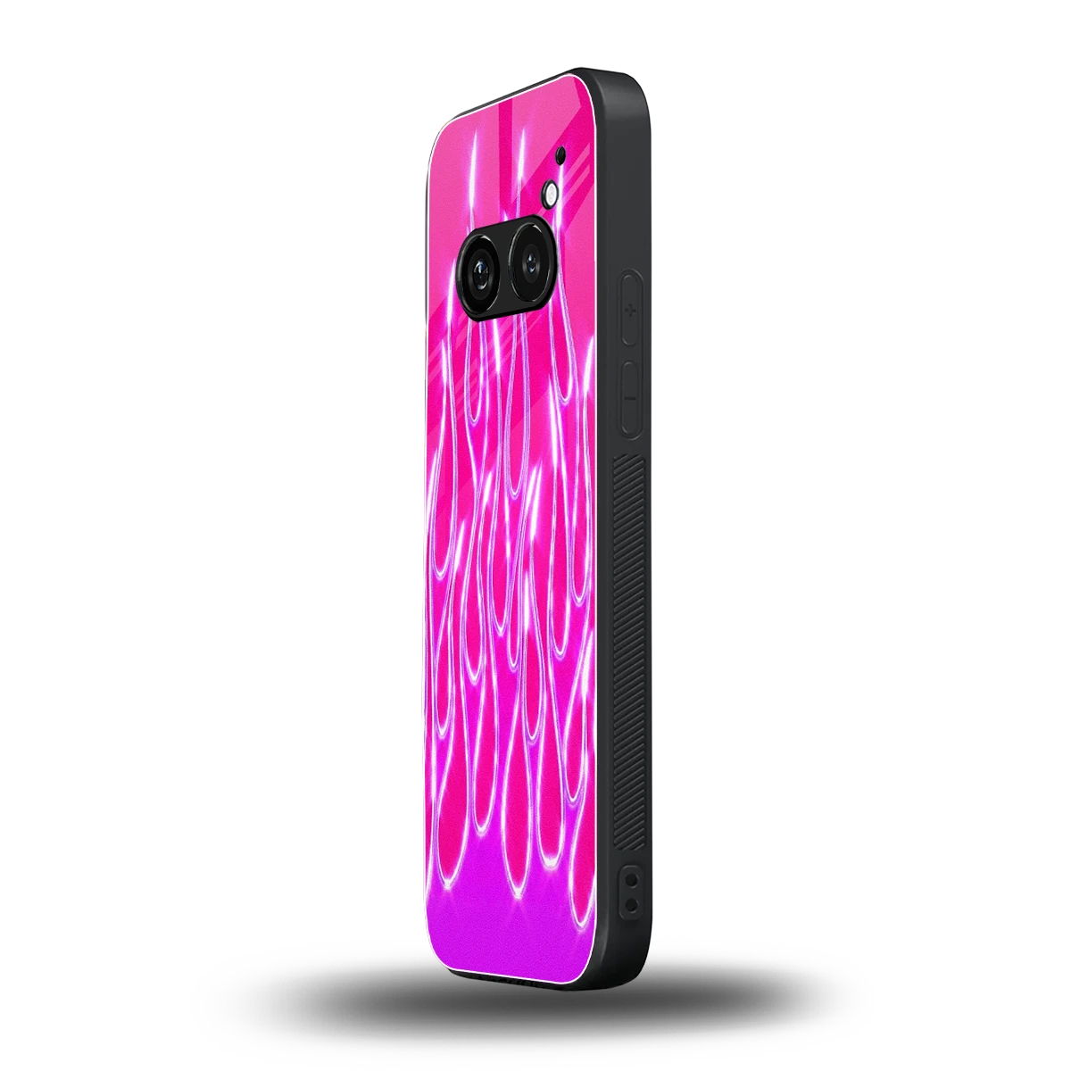 Flames Hot Pink nothing phone 2a plus mobile cover | shockproof glass phone case