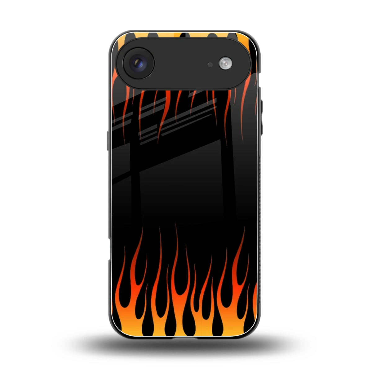 Flames Hot Red back phone cover | glass case for iphone air