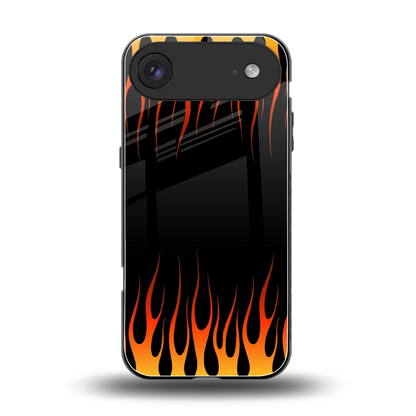 Flames Hot Red back phone cover | glass case for iphone air