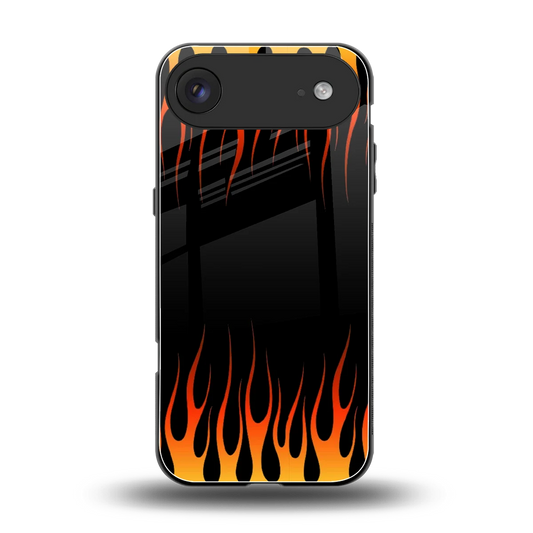 Flames Hot Red back phone cover | glass case for iphone air