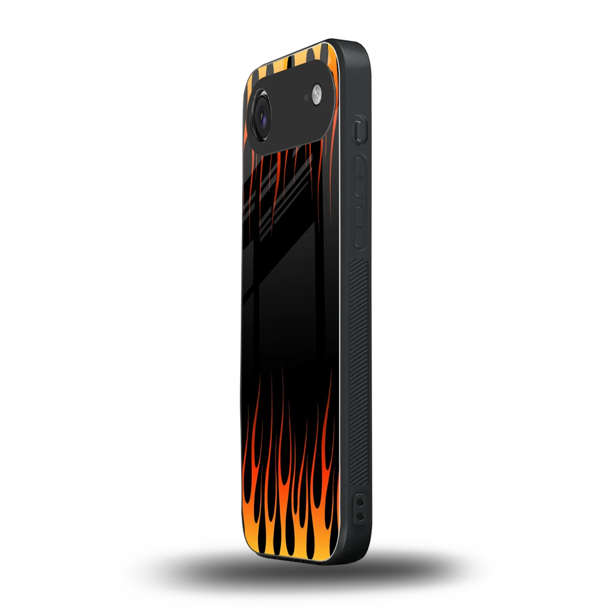Flames Hot Red iphone air mobile cover | shockproof glass phone case