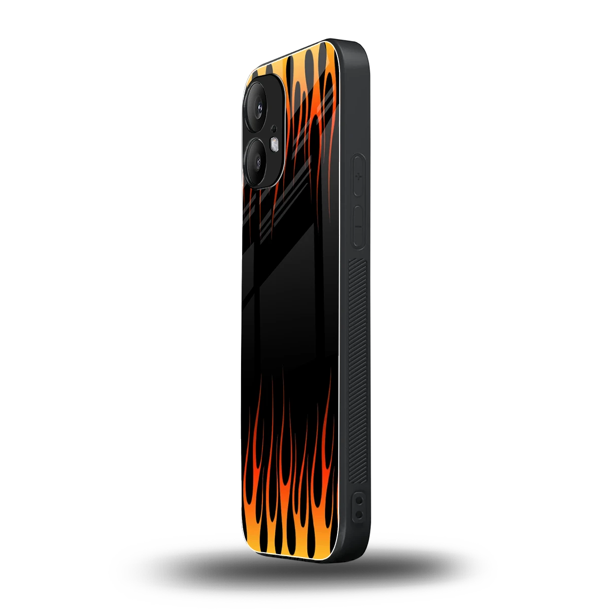 Flames Hot Red nothing phone 2 mobile cover | shockproof glass phone case