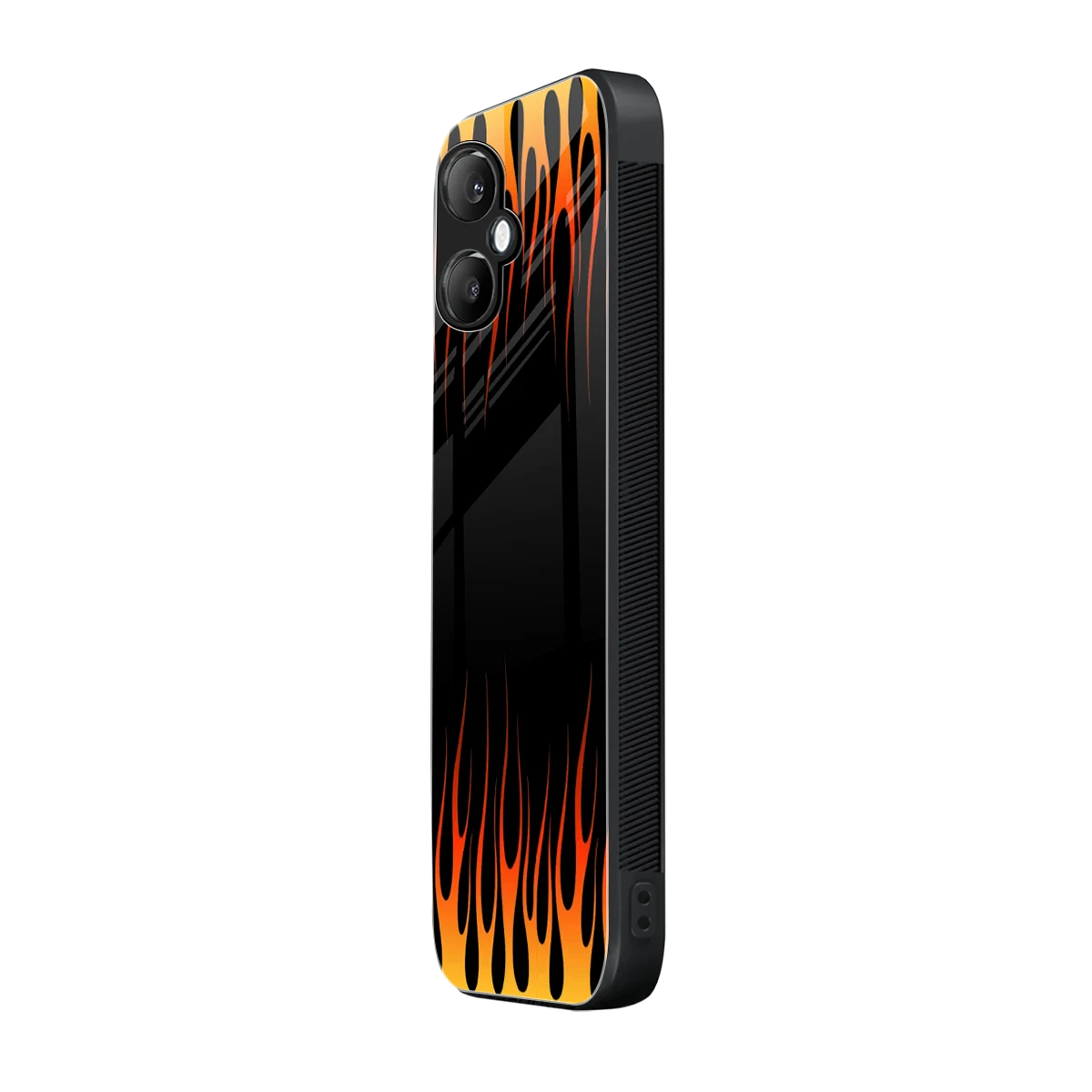 Flames Hot Red samsung galaxy a06 5g mobile cover | shockproof glass phone case