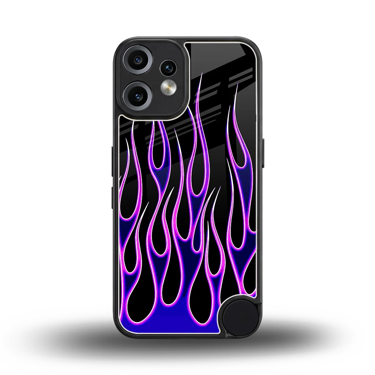 Flames Purple Inferno back phone cover | glass case for cmf nothing phone 2 pro