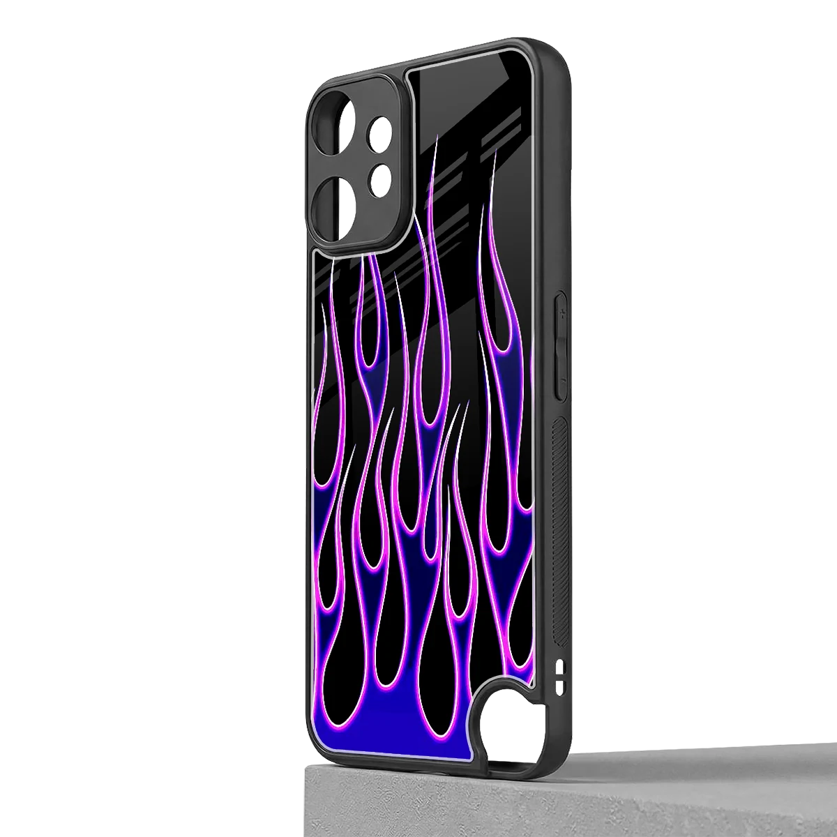 Flames Purple Inferno cmf nothing phone 2 pro mobile cover | shockproof glass phone case